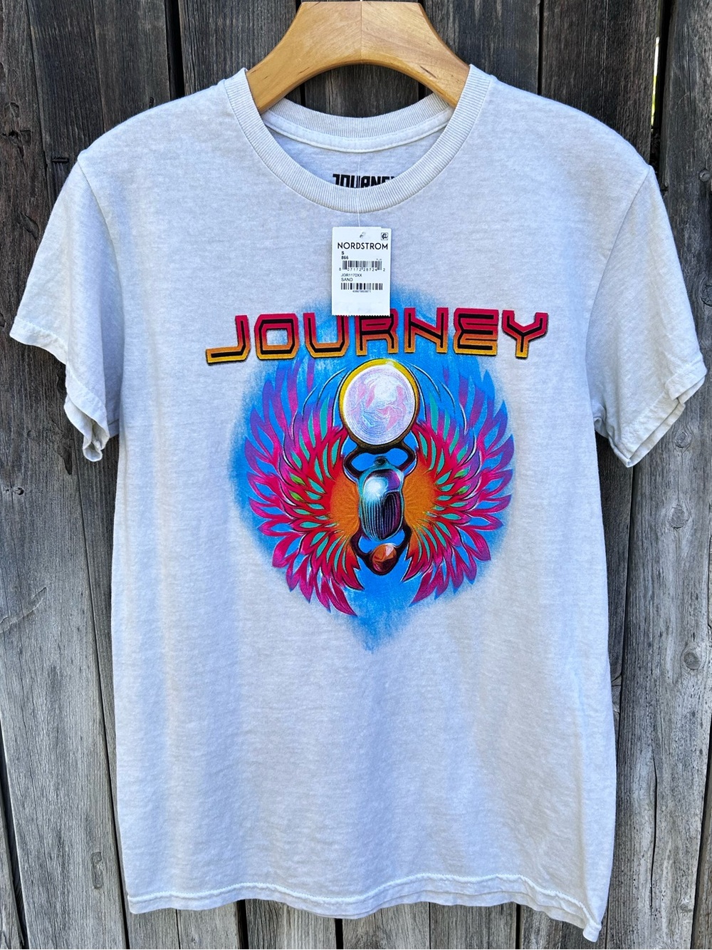 NWT Journey Graphic Band Tee Cotton S